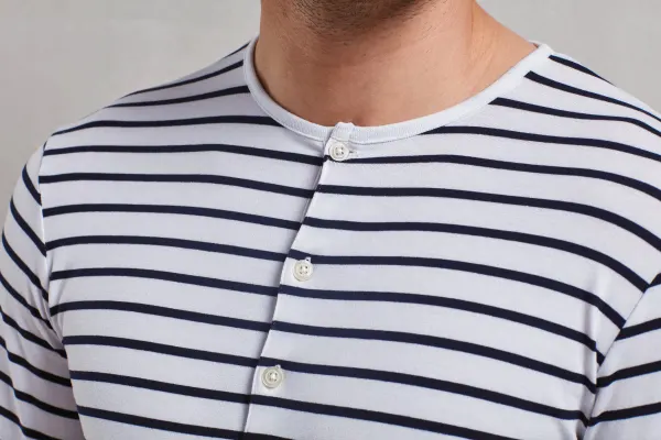 T-shirt homme "Long John" porté — vue 2
