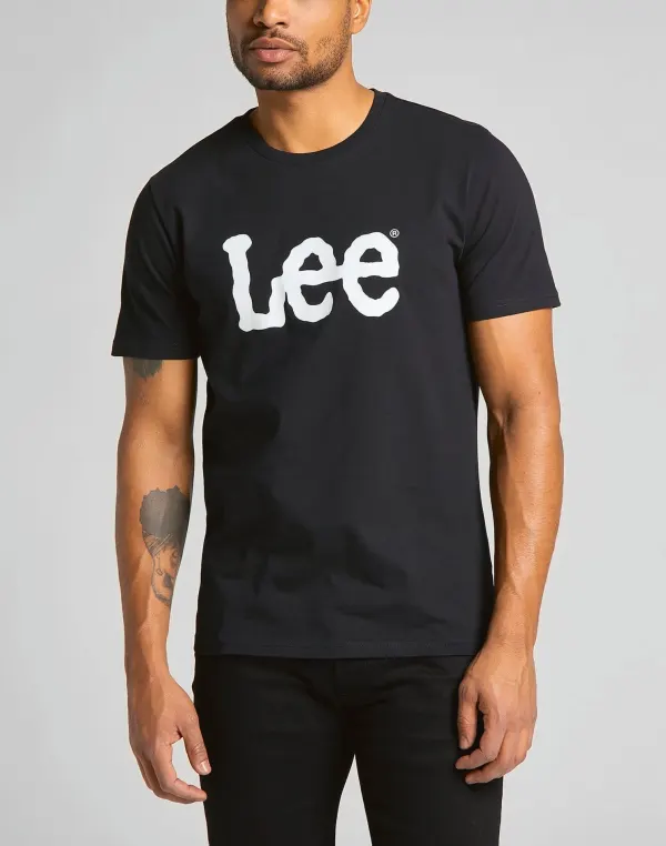 T-shirt Logo Lee porté — vue 1