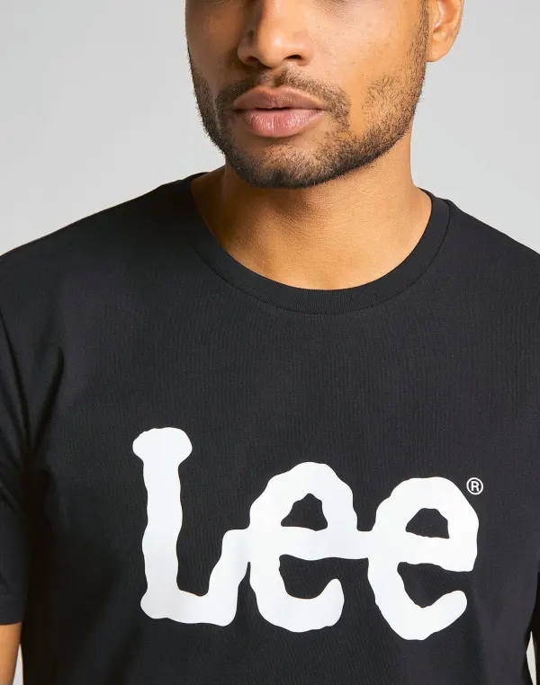 T-shirt Logo Lee porté — vue 3