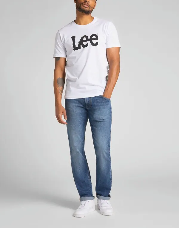 T-shirt Logo Lee porté — vue 4