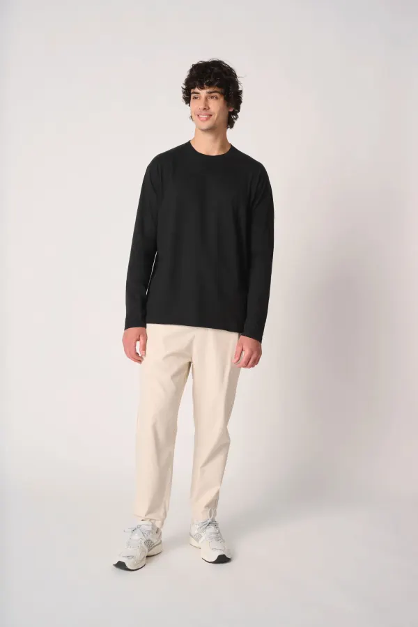 T-shirt LSL unisexe iDeal190 porté — vue 4