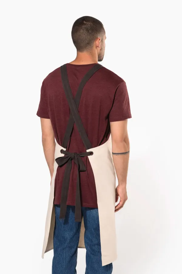 Tablier coton Bio porté — vue 3