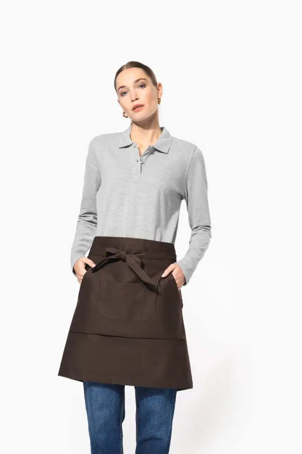 Tablier coton mi-long porté — vue 3