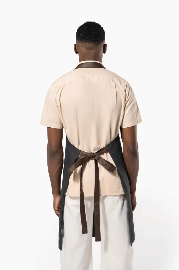 Tablier coton vintage porté — vue 2