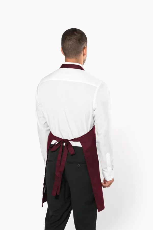 Tablier polycoton léger porté — vue 2