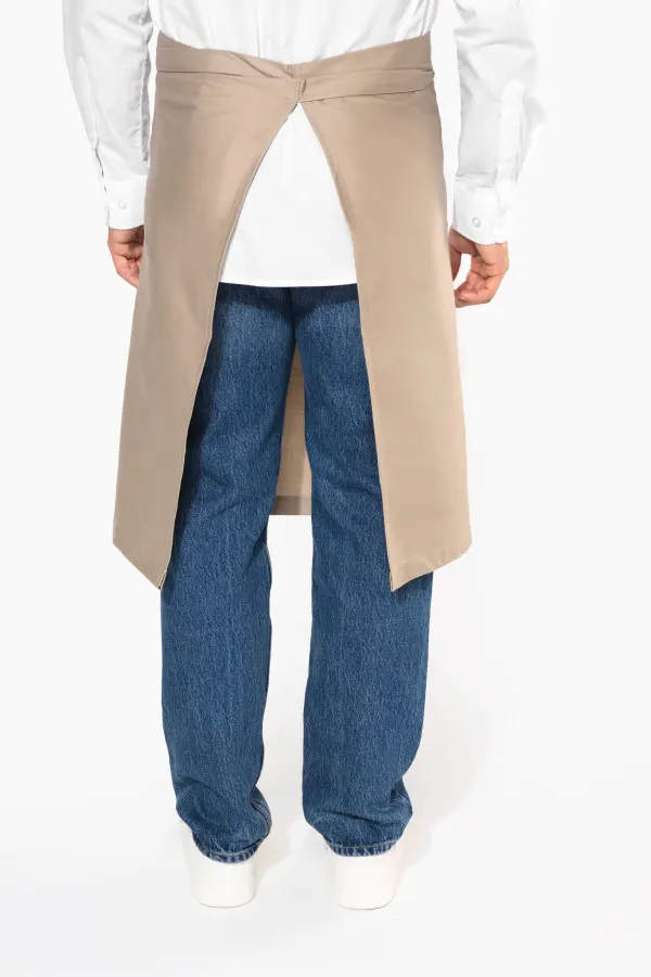 Tablier polycoton long porté — vue 2
