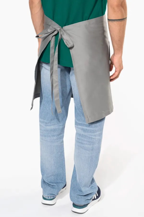 Tablier polycoton mi-long porté — vue 2