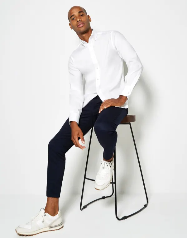 Tailored Fit Premium Oxford Shirt porté — vue 2