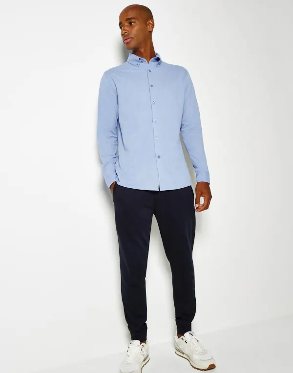 Tailored Fit Superwash® 60º Pique Shirt porté — vue 2
