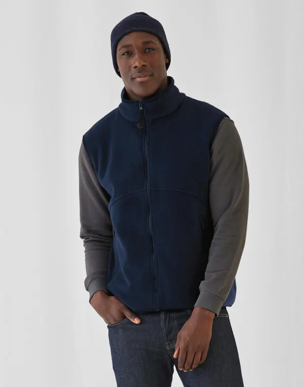 Traveller+ Bodywarmer Fleece porté — vue 1