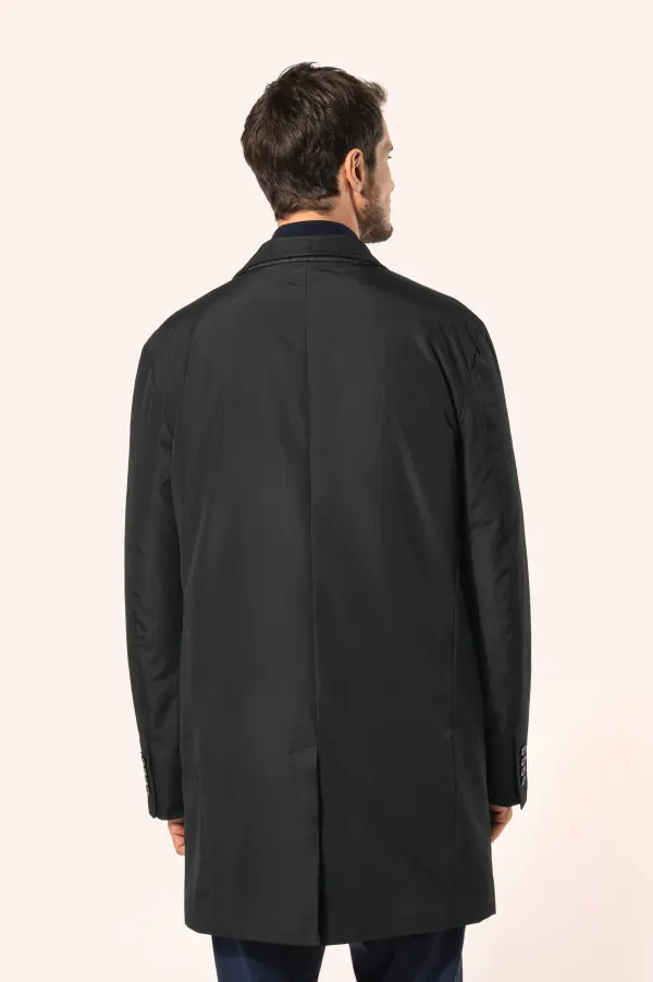 Trench structuré homme porté — vue 1