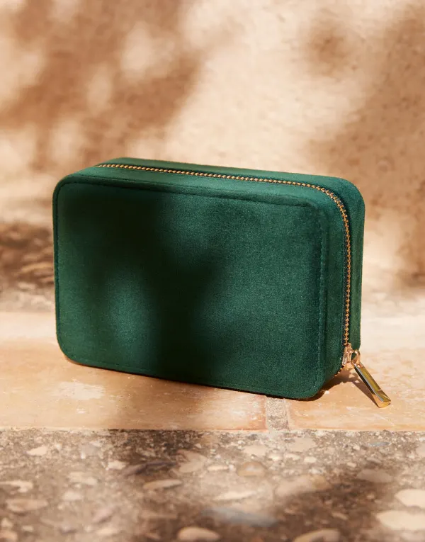 Velvet Travel Jewellery Box porté — vue 1