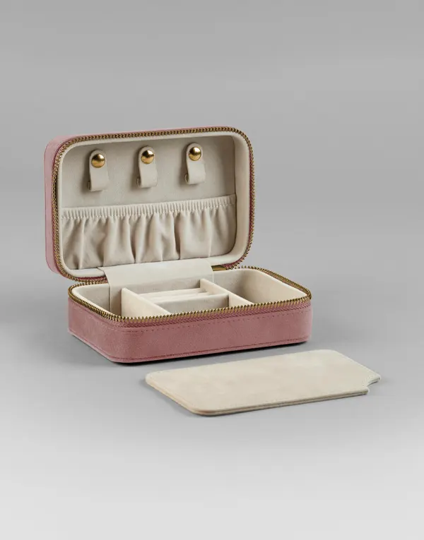 Velvet Travel Jewellery Box porté — vue 4