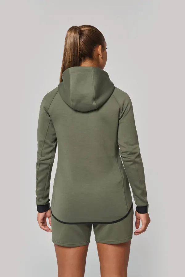 Veste à capuche performance  femme porté — vue 1
