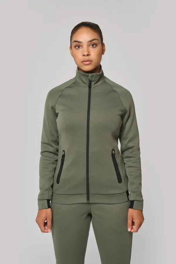 Veste à col montant femme porté — vue 2
