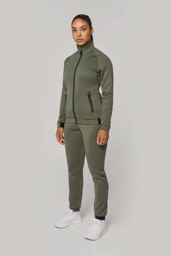 Veste à col montant femme porté — vue 3