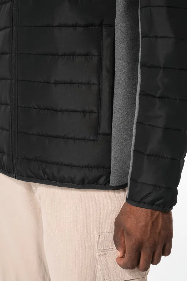 Veste bi-matière homme porté — vue 4