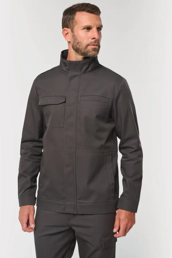 Veste de travail sans métal unisexe porté — vue 2