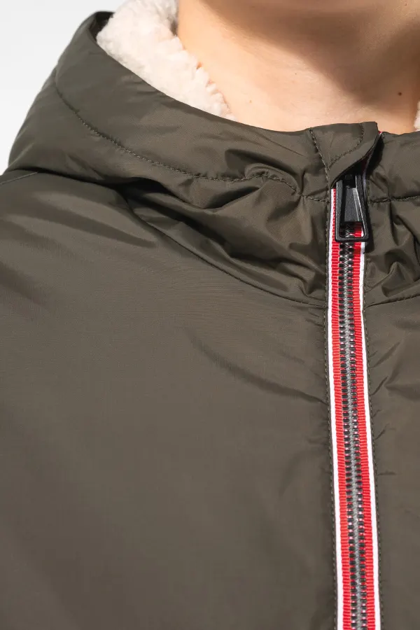 Veste doublée sherpa unisexe porté — vue 4