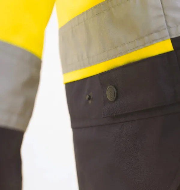 Veste haute visibilité "Fontaine Storm" porté — vue 3
