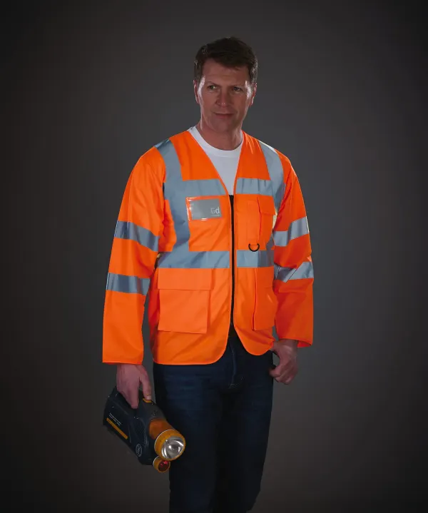 Veste haute visibilité porté — vue 1