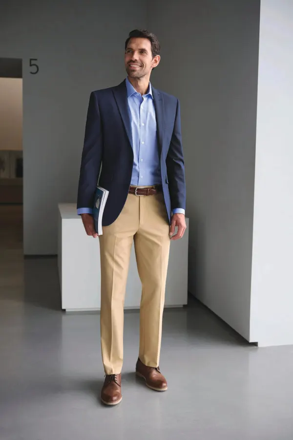 Veste homme William coupe cintrée porté — vue 1