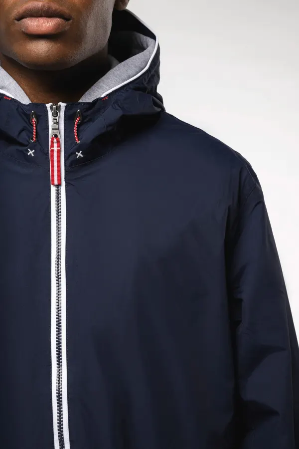 Veste imperméable unisexe porté — vue 3
