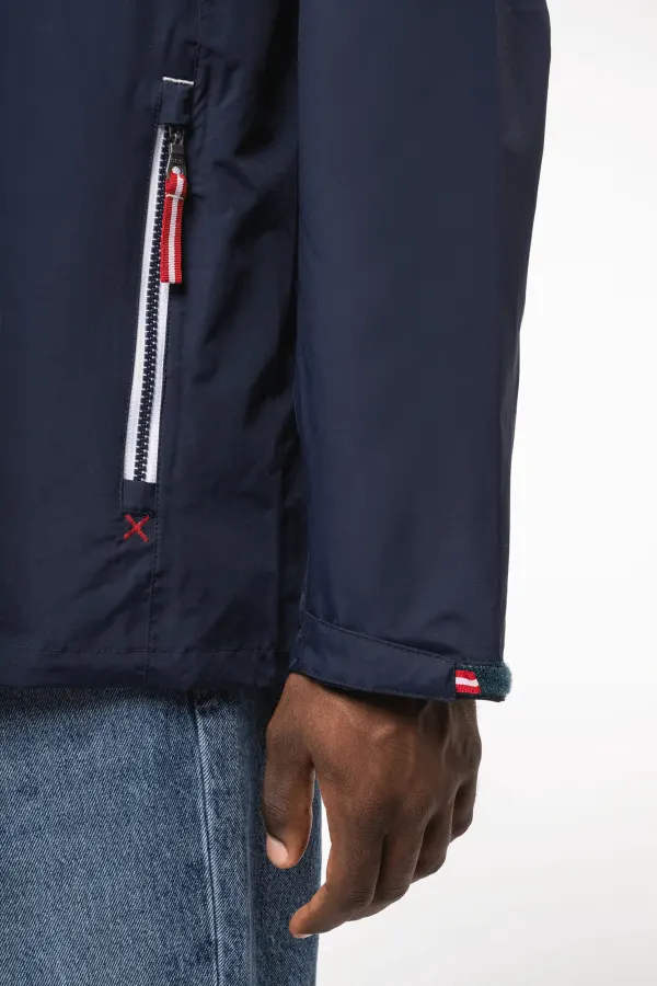 Veste imperméable unisexe porté — vue 4