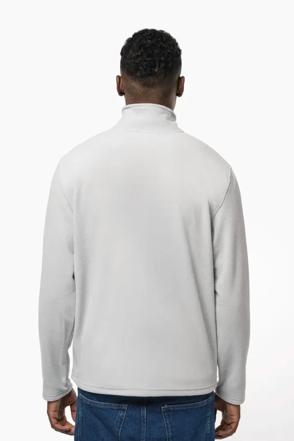 Veste micropolaire écoresponsable unisexe porté — vue 2