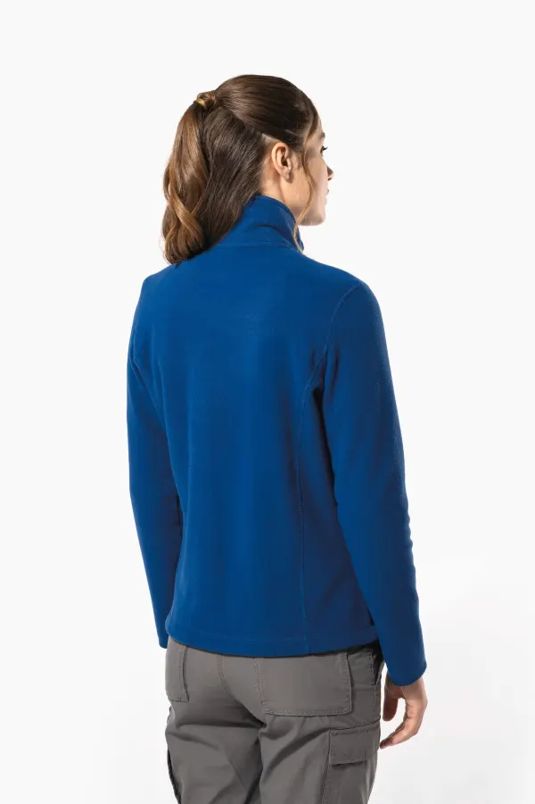 Veste micropolaire zippée femme porté — vue 1