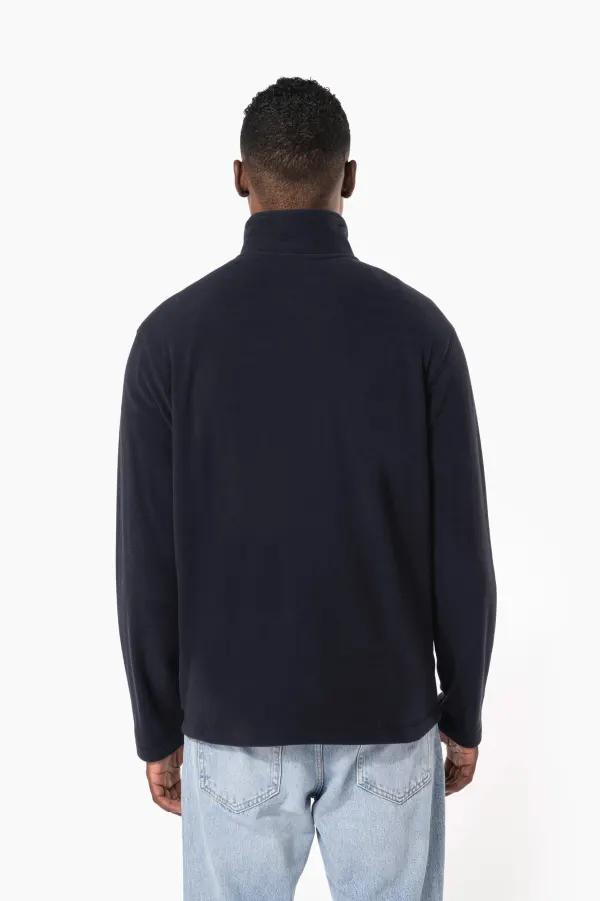 Veste micropolaire zippée unisexe porté — vue 4