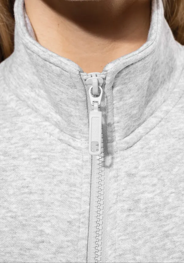 Veste molleton gratté femme porté — vue 2