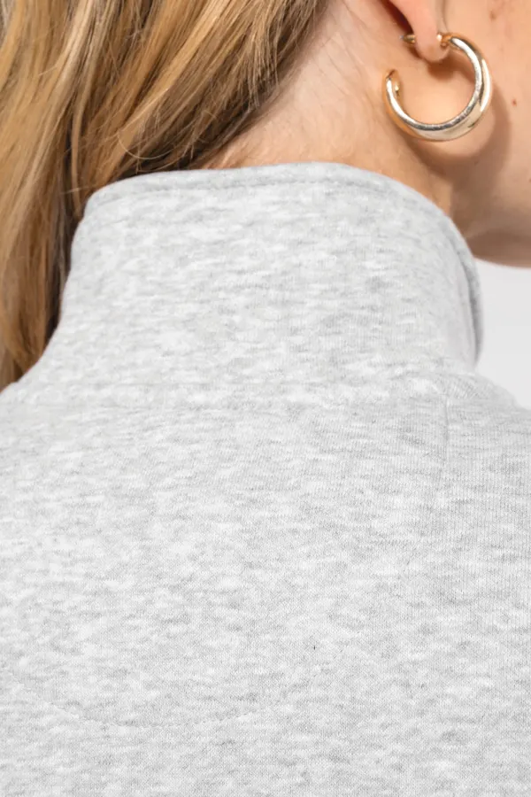 Veste molleton gratté femme porté — vue 3