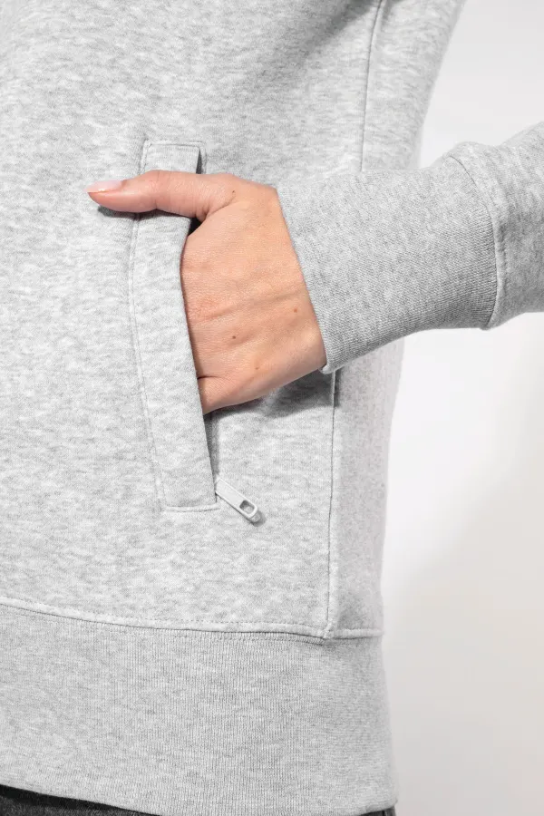 Veste molleton gratté femme porté — vue 4
