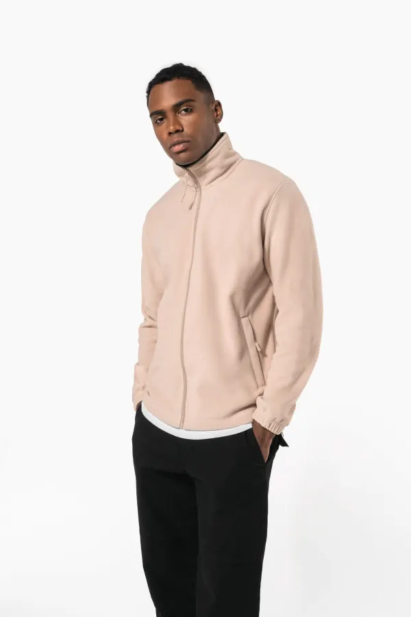 Veste polaire ajustable à poignets élastiqués porté — vue 1