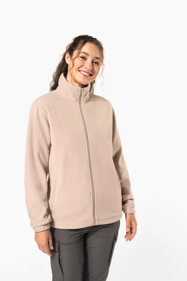 Veste polaire ajustable à poignets élastiqués porté — vue 3