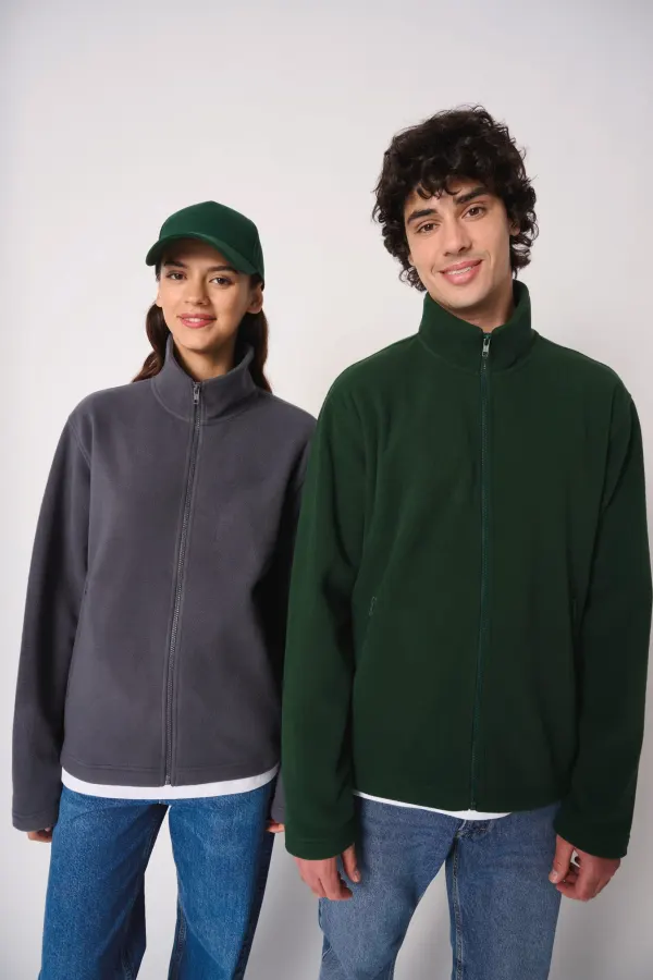 Veste polaire unisexe porté — vue 1