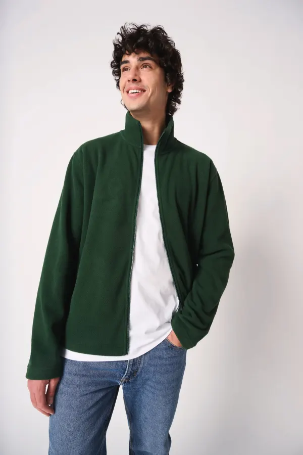 Veste polaire unisexe porté — vue 3