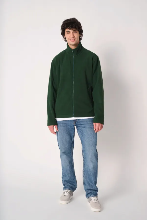 Veste polaire unisexe porté — vue 4