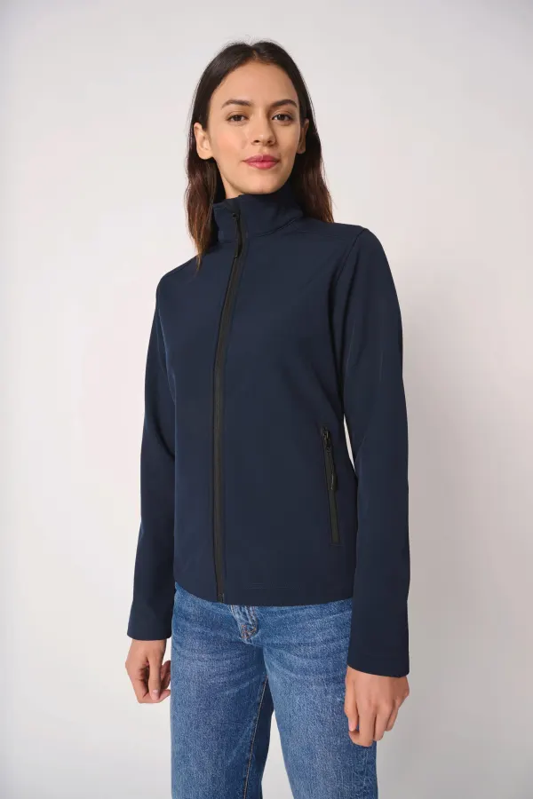 Veste softshell 2 couches femme (IB411) porté — vue 2
