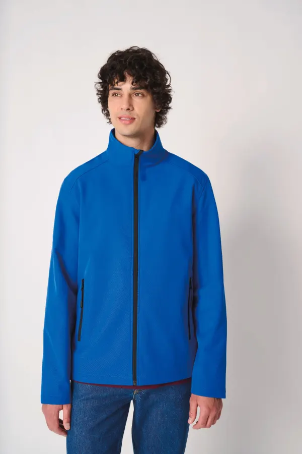 Veste softshell 2 couches homme porté — vue 2