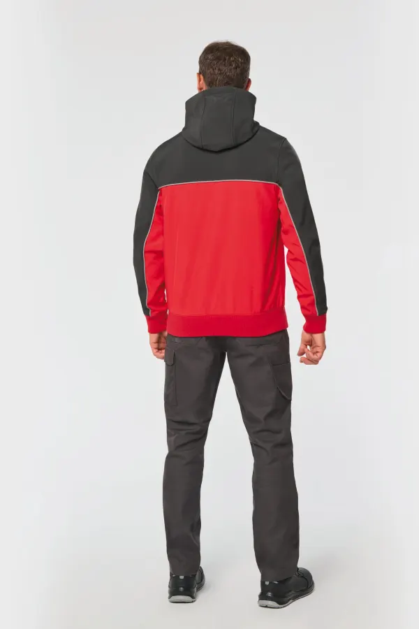 Veste softshell 3 couches BIONIC-FINISH® ECO unisexe porté — vue 2