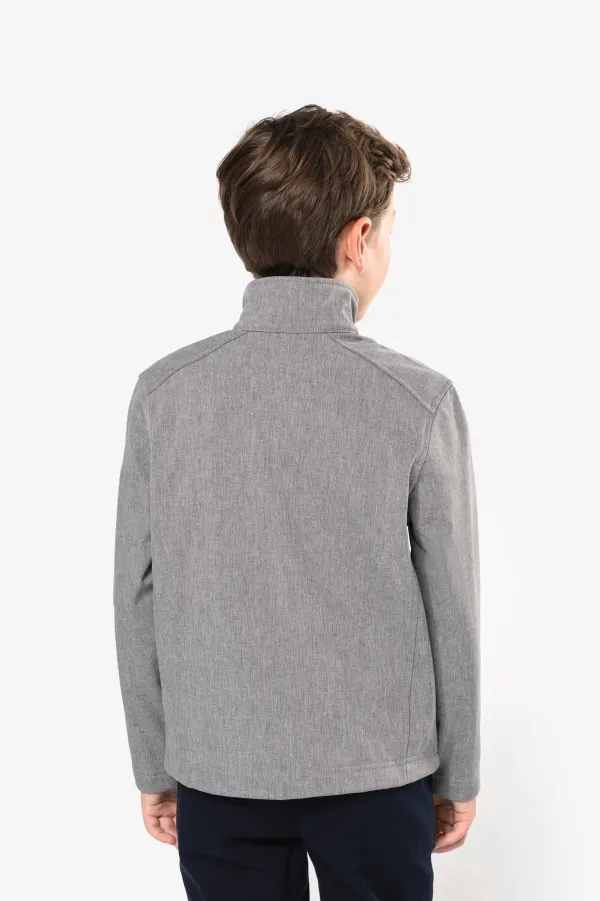 Veste softshell enfant (K402) porté — vue 1