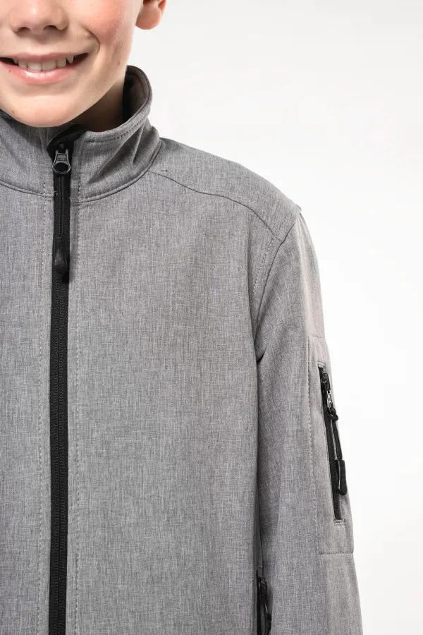 Veste softshell enfant (K402) porté — vue 3