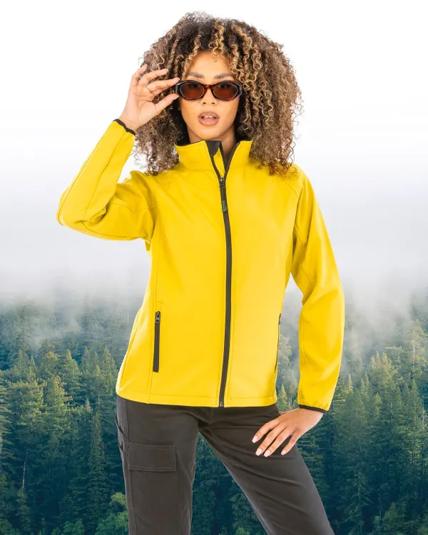 Veste Softshell Femme Printable porté — vue 3