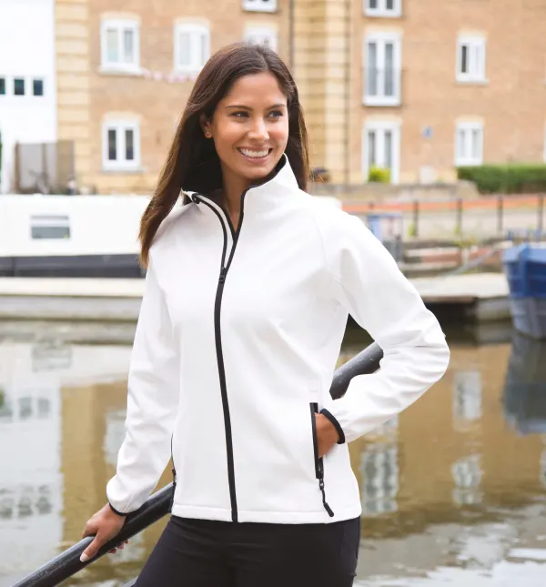 Veste Softshell Femme Printable porté — vue 4