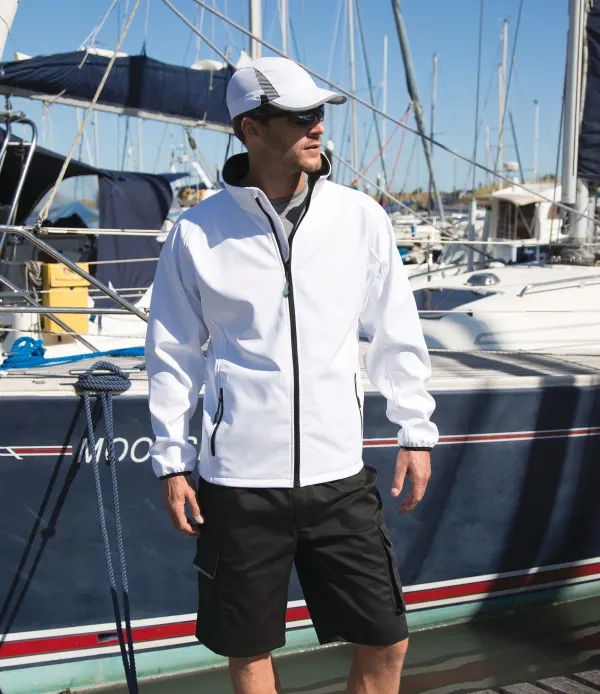 Veste Softshell Homme Printable porté — vue 1