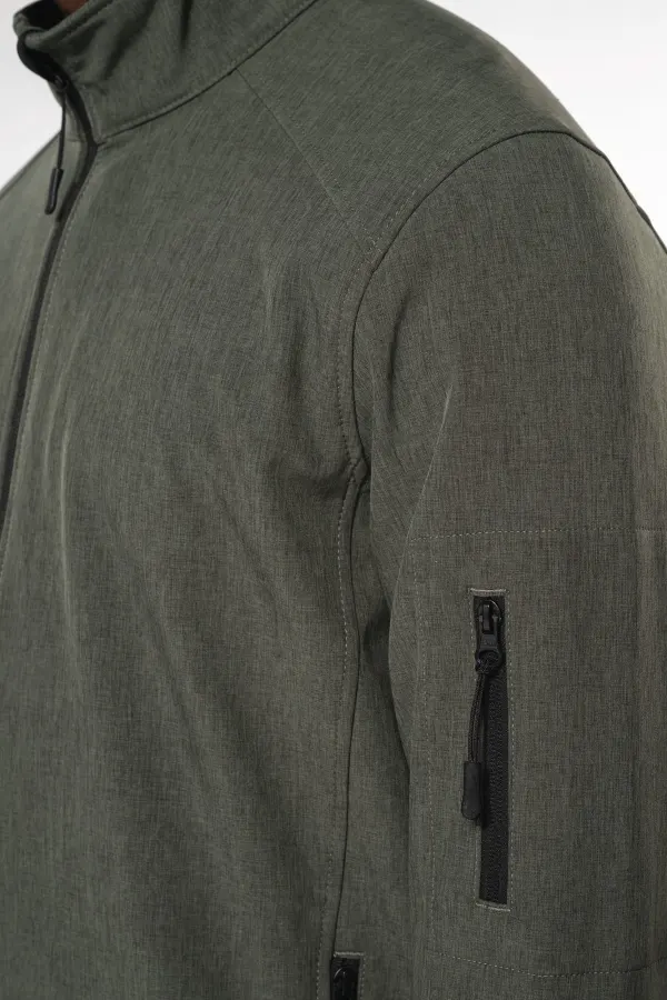 Veste softshell homme porté — vue 3