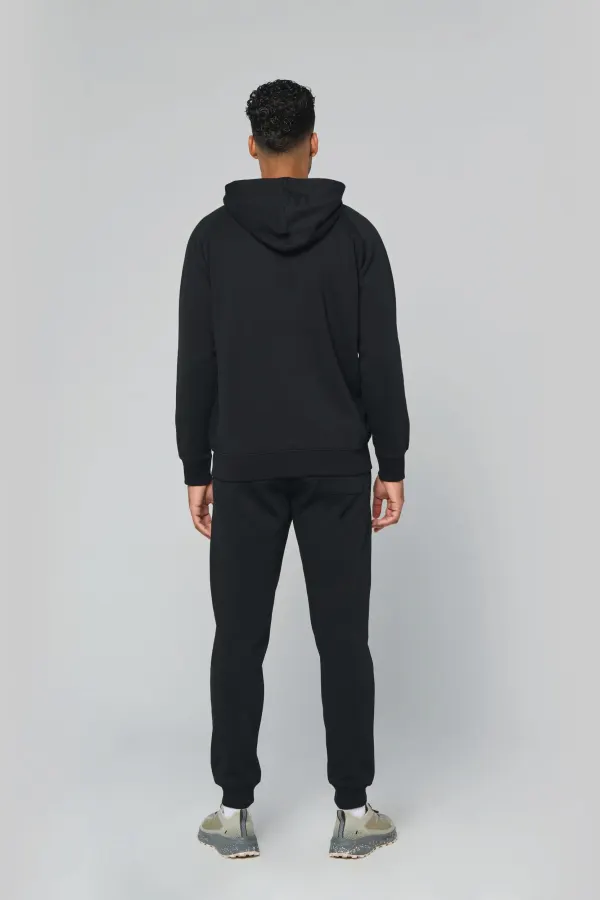 Veste zippée à capuche unisexe porté — vue 2