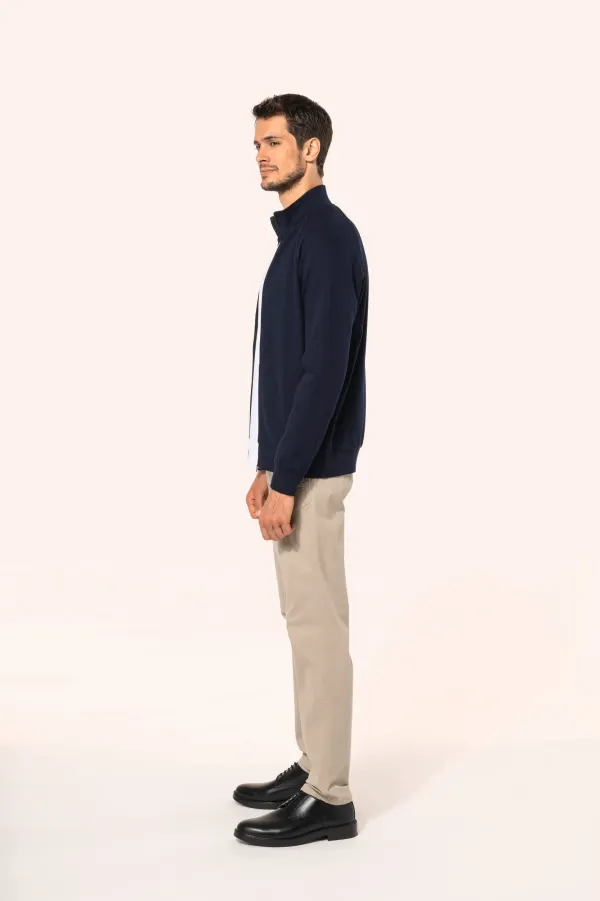 Veste zippée homme porté — vue 2